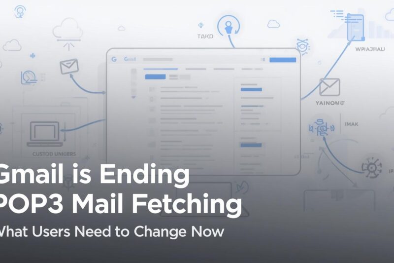 Gmail Is Ending POP3 Mail Fetching — What Users Must Do Now