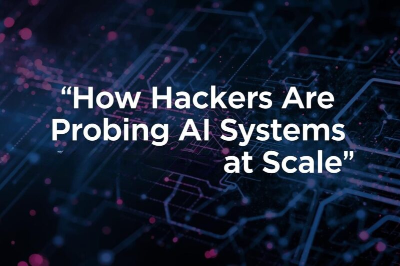 How Hackers Are Actively Probing AI Systems at Scale