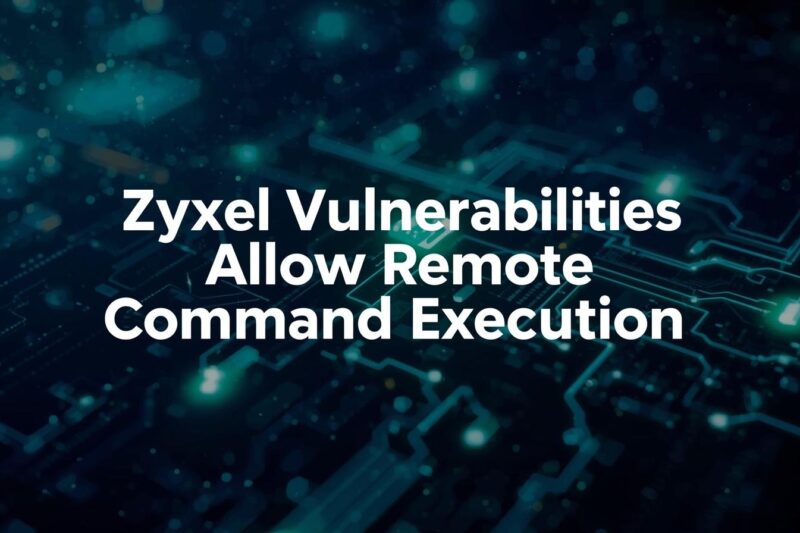 Critical Zyxel Vulnerabilities Allow Remote Command Execution