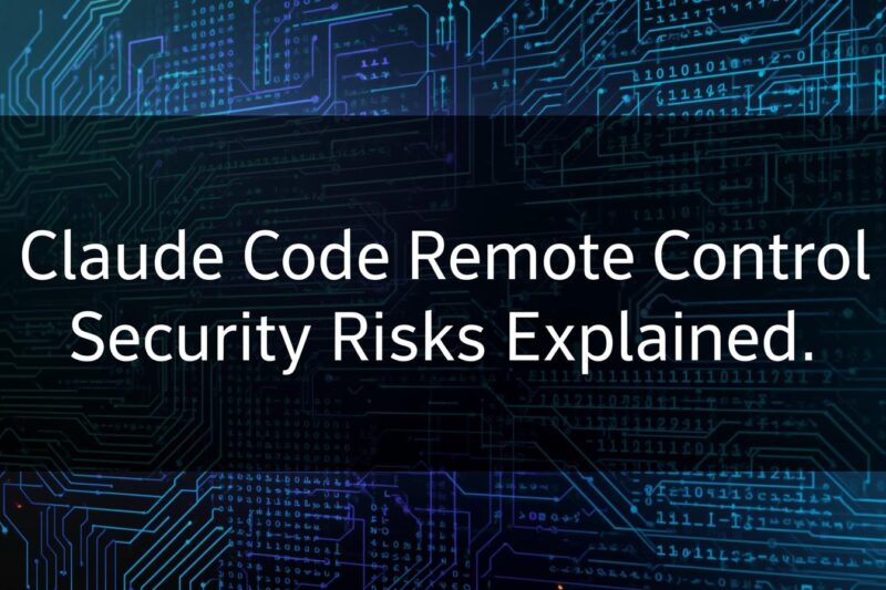 Claude Code Remote Control: Security & Risk Guide