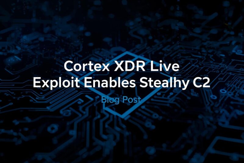 Hackers Exploit Cortex XDR Live Terminal for Stealthy C2 Communications
