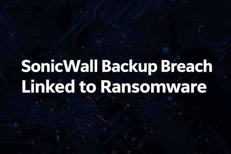 SonicWall Backup Breach Sparks Ransomware Lawsuit