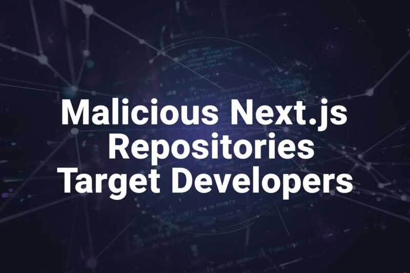 Malicious Next.js Repositories Target Developers