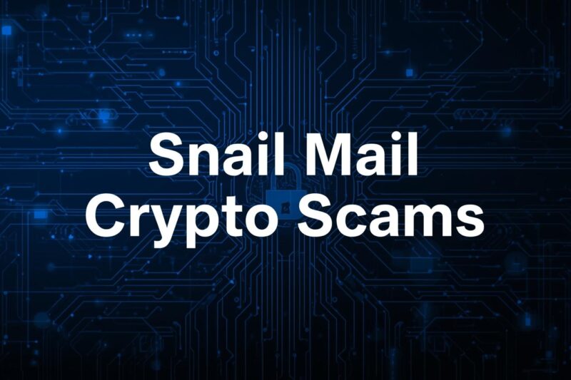 Snail Mail Crypto Scams: Trezor & Ledger Users at Risk