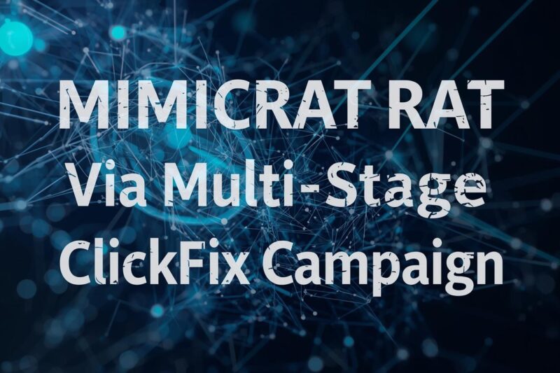 MIMICRAT RAT Delivered via Sophisticated Multi-Stage ClickFix Campaign