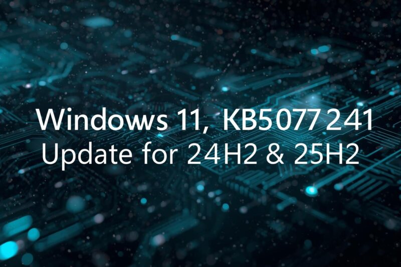 Windows 11 KB5077241 Update for 24H2 & 25H2