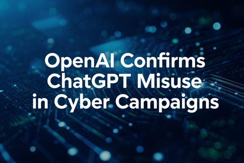 State-Linked Threat Actors Used ChatGPT in Cyberattack Campaigns, OpenAI Confirms