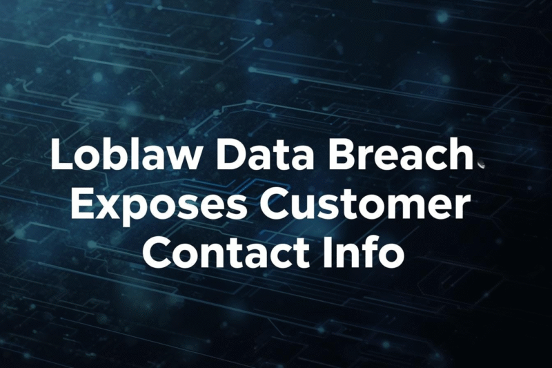 Loblaw Data Breach: Threat Actor Gains Access to Internal IT Network and Customer Data