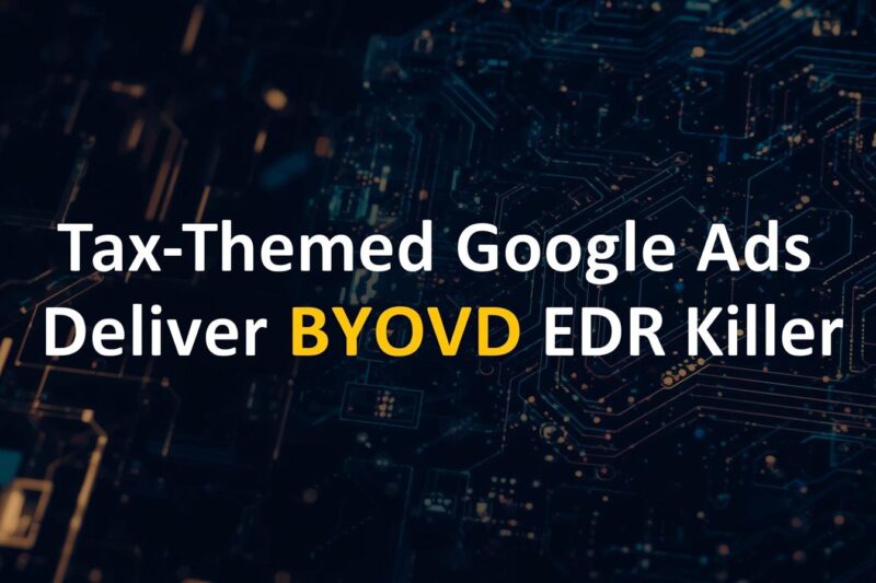Tax-Themed Google Ads Deliver BYOVD EDR Killer in Malvertising Campaign