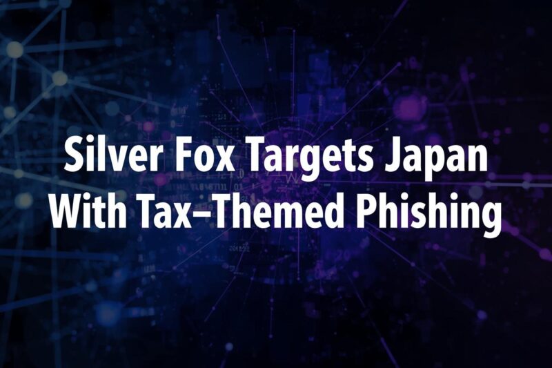 New Silver Fox Campaign Hits Japanese Businesses With Tax-Themed Phishing Lures