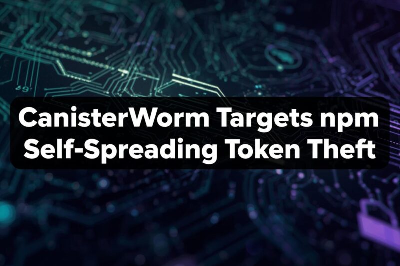 CanisterWorm Spreads Through npm Accounts Stealing Tokens