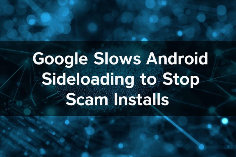 Google Slows Android Sideloading to Combat Scam Attacks