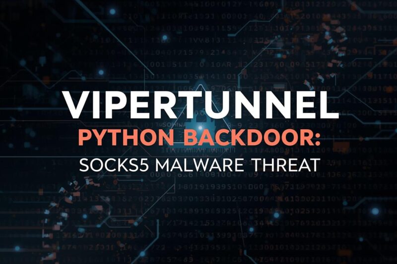 VIPERTUNNEL Python Backdoor: Hidden SOCKS5 Threat Explained