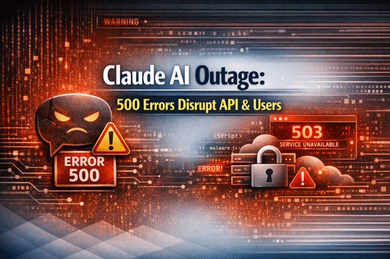 Claude AI Outage: Intermittent 500 Errors Disrupt Claude AI Services