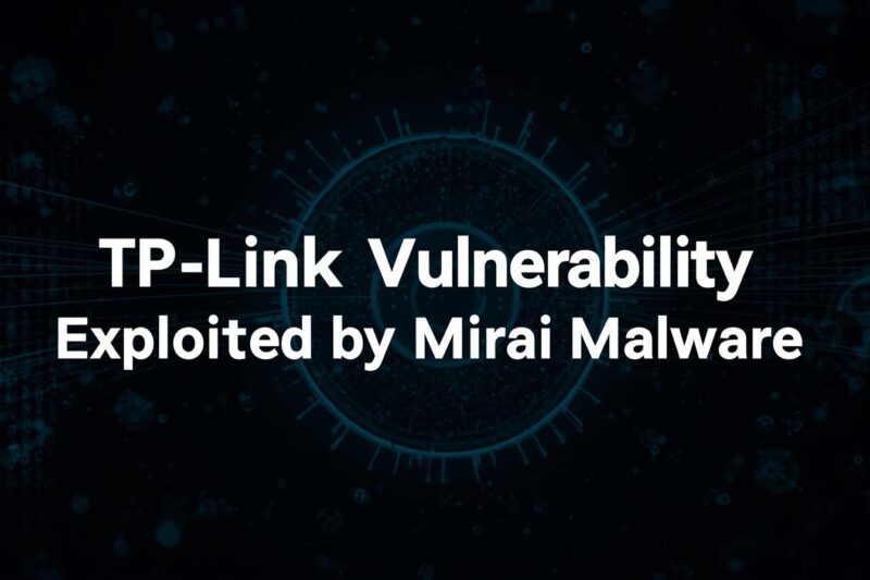 TP-Link Router Vulnerability: Mirai Malware Exploitation Explained