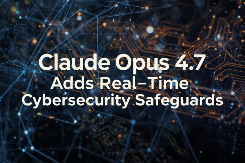 Claude Opus 4.7: Real-Time Cybersecurity Safeguards in AI