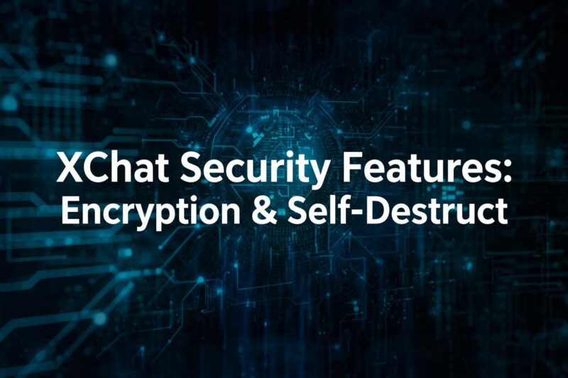 XChat Security Features: E2E Encryption & Self-Destruct Messages Explained