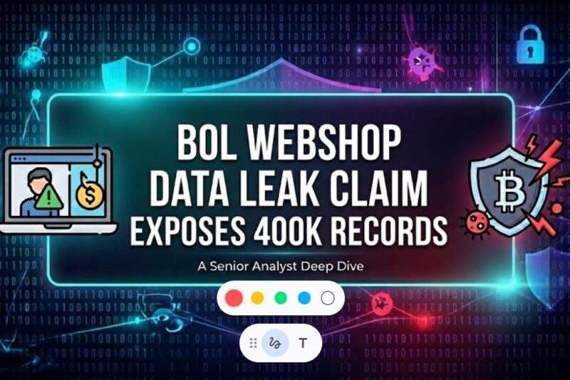 Bol Webshop Data Leak Claim: 400K Customer Records Allegedly Exposed