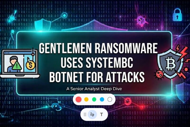 Gentlemen Ransomware Uses SystemBC Botnet for Large-Scale Attacks