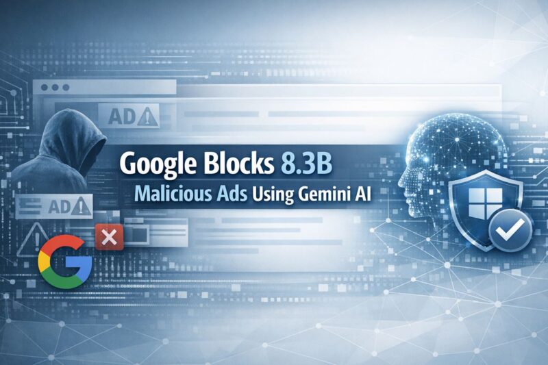 Google Blocks 8.3B Malicious Ads Using Gemini AI