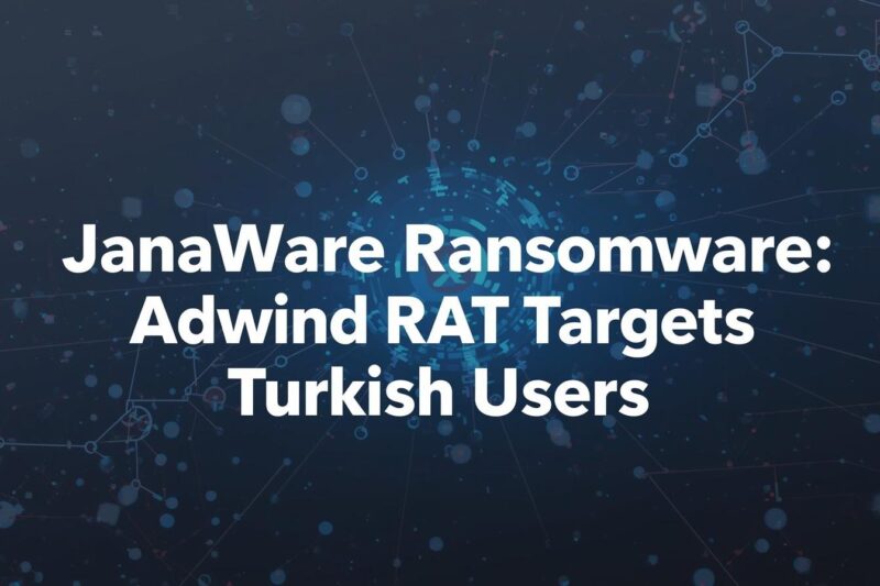 JanaWare Ransomware: How Customized Adwind RAT Targets Turkish Users