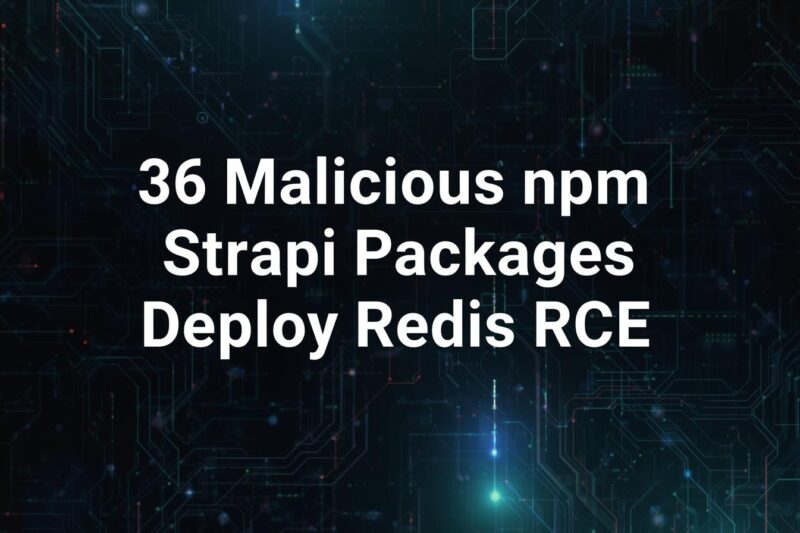 36 Malicious npm Strapi Packages Used in Targeted Supply Chain Attack 