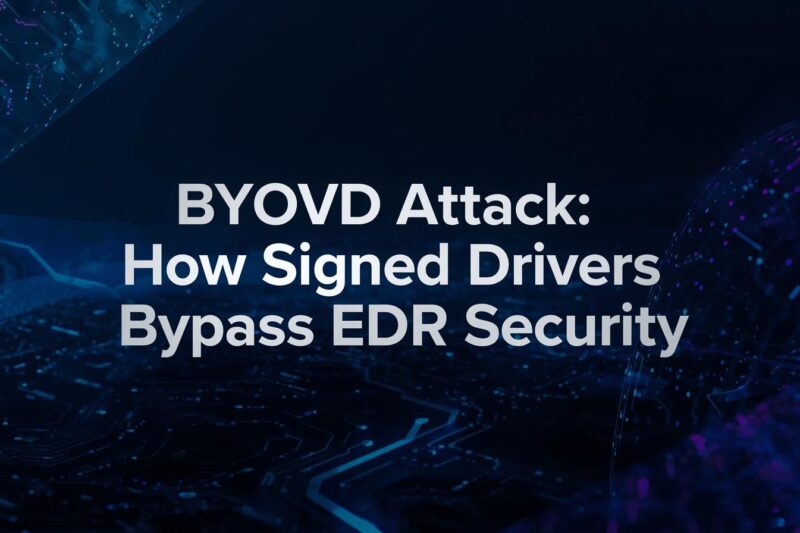 BYOVD Attack: How Signed Drivers Bypass EDR Security