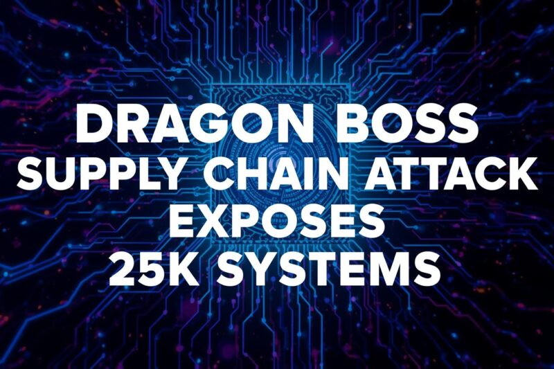 Dragon Boss Supply Chain Attack Exposes 25,000+ Endpoints