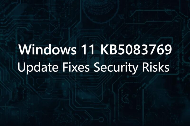 Microsoft Releases KB5083769 Update for Windows 11 Security
