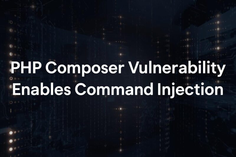 PHP Composer Vulnerability Exposes Developers to Command Injection Attacks