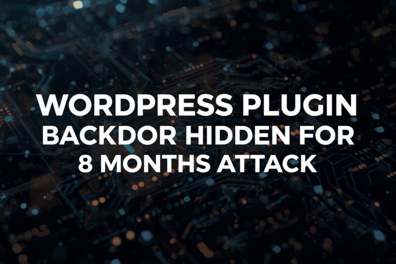 Hidden Backdoor in Trusted WordPress Plugins Powers 8-Month Supply Chain Attack