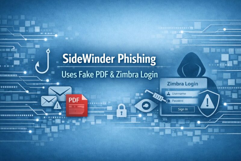 SideWinder Phishing Uses Fake Chrome PDF & Zimbra Clone