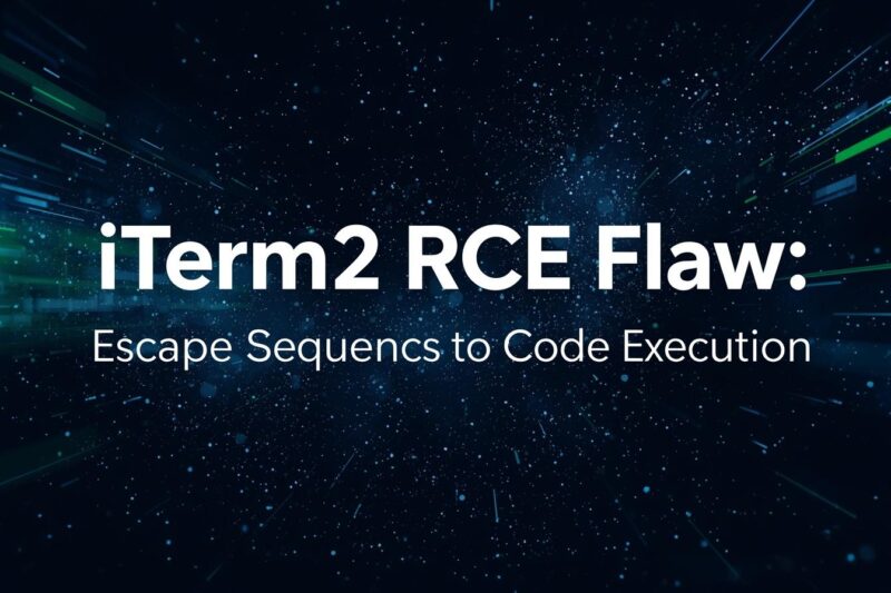 iTerm2 RCE Vulnerability: When Text Output Becomes Code Execution