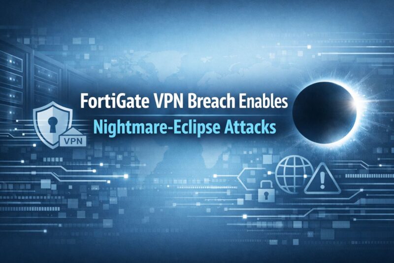 FortiGate VPN Breach Triggers Nightmare-Eclipse Tool Attacks
