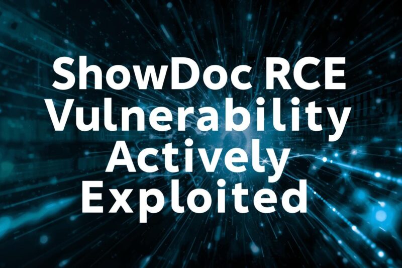 Critical ShowDoc RCE Vulnerability Actively Exploited in the Wild