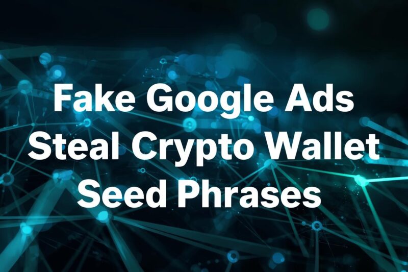 Fake Google Ads Steal Crypto Seed Phrases and Drain Wallets