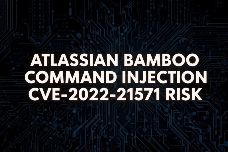 Critical Atlassian Bamboo Flaw Enables Remote Command Injection