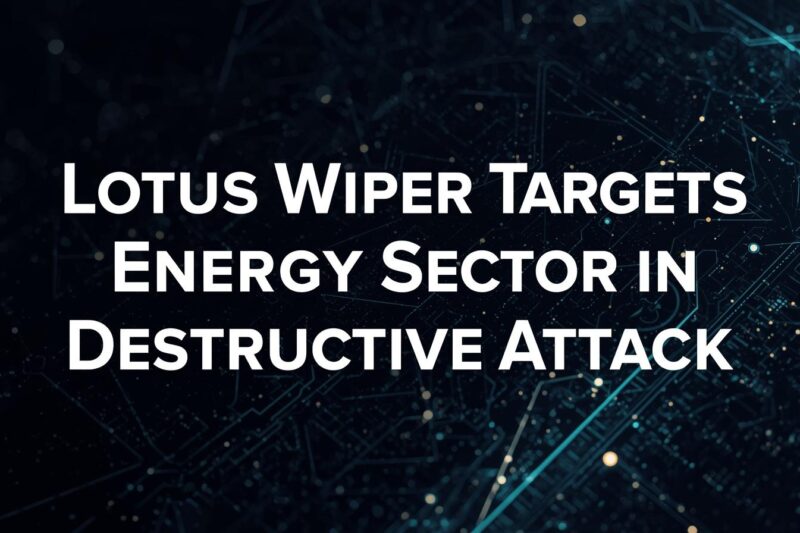 Lotus Wiper Attack: Destructive Malware Hits Energy Sector