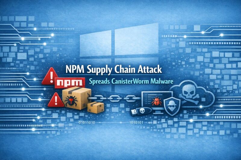 NPM Supply Chain Attack Spreads CanisterWorm Malware