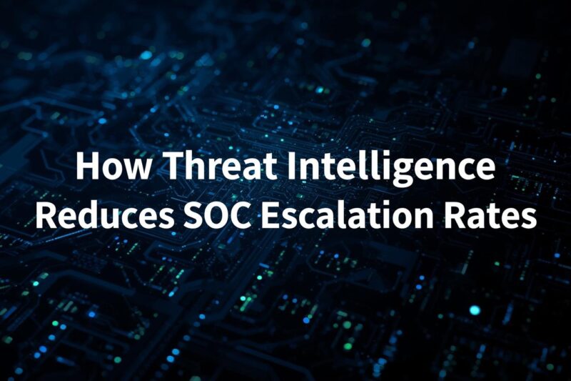 How Threat Intelligence Reduces SOC Escalation Rates 