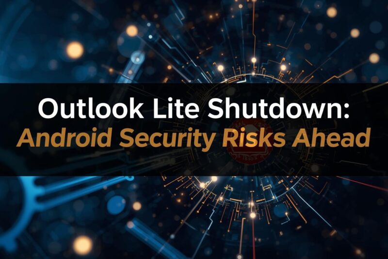 Outlook Lite Shutdown: Android Email Security Risks