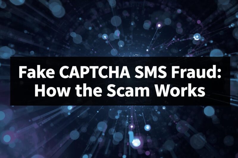 Fake CAPTCHA SMS Fraud: How Hackers Exploit Users