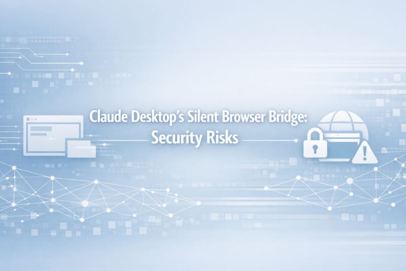 Claude Desktop’s Silent Browser Bridge: A Security and Privacy Deep Dive