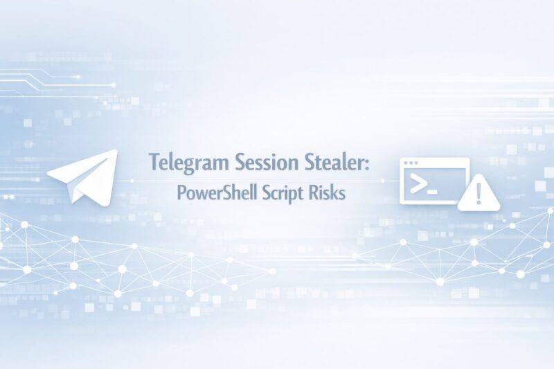 The Pastebin Pivot: How a Simple PowerShell Script Hijacks Telegram Sessions