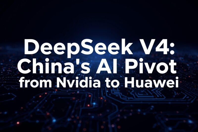 Silicon Sovereignty: DeepSeek V4 Ditches Nvidia for Huawei Infrastructure