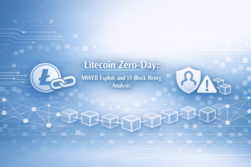 Litecoin Zero-Day Exploit: How a Malformed MWEB Transaction Triggered a 13-Block Reorg
