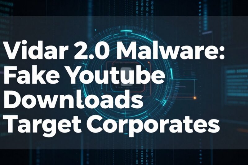 Vidar 2.0 Malware: Fake YouTube Downloads Target Corporate