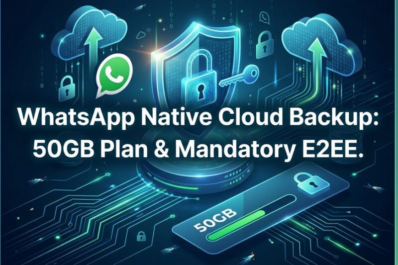 WhatsApp to Launch Independent Cloud Backup with Mandatory Encryption and 50GB Tier