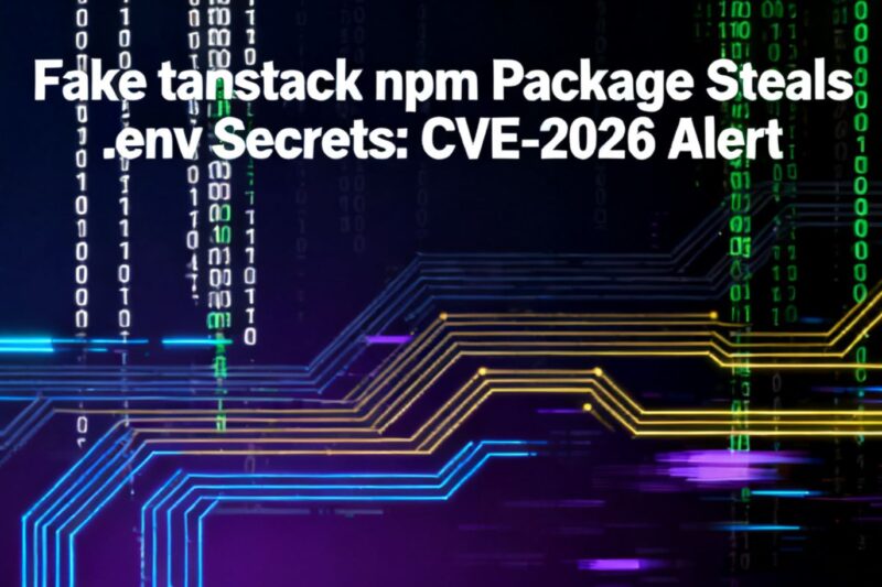 Brand-Squatting Alert: Fake “tanstack” npm Package Steals Developer Secrets