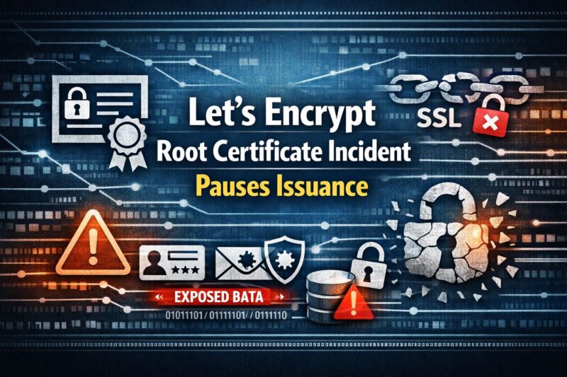 Let’s Encrypt Root Certificate Incident Pauses Issuance